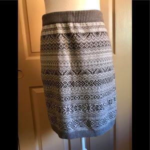 J Jill Winter Knit Skirt - perfect for leggings!